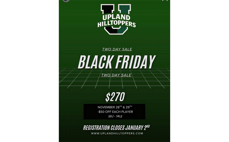 Black Friday 2 Day Discount